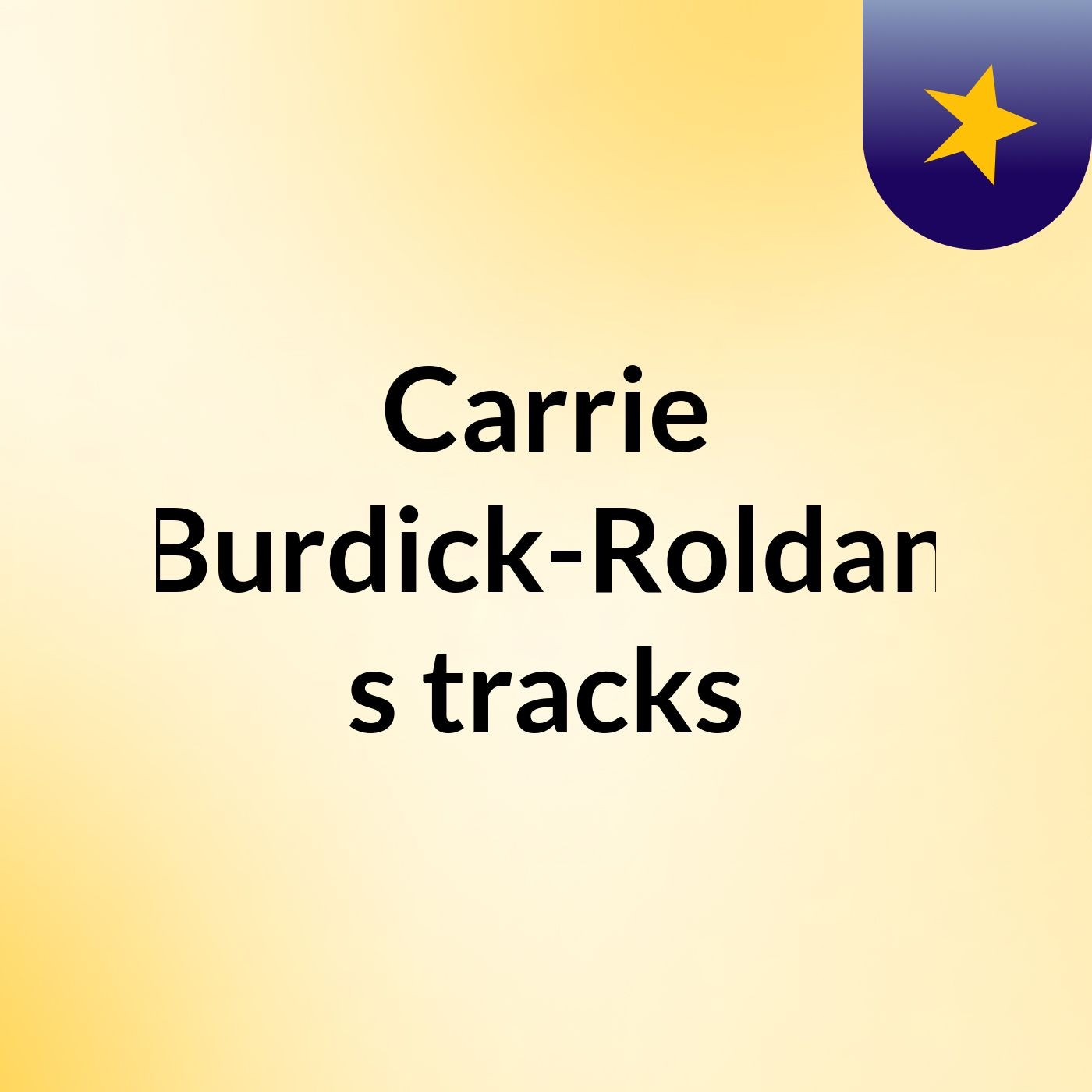 Carrie Burdick-Roldan's tracks