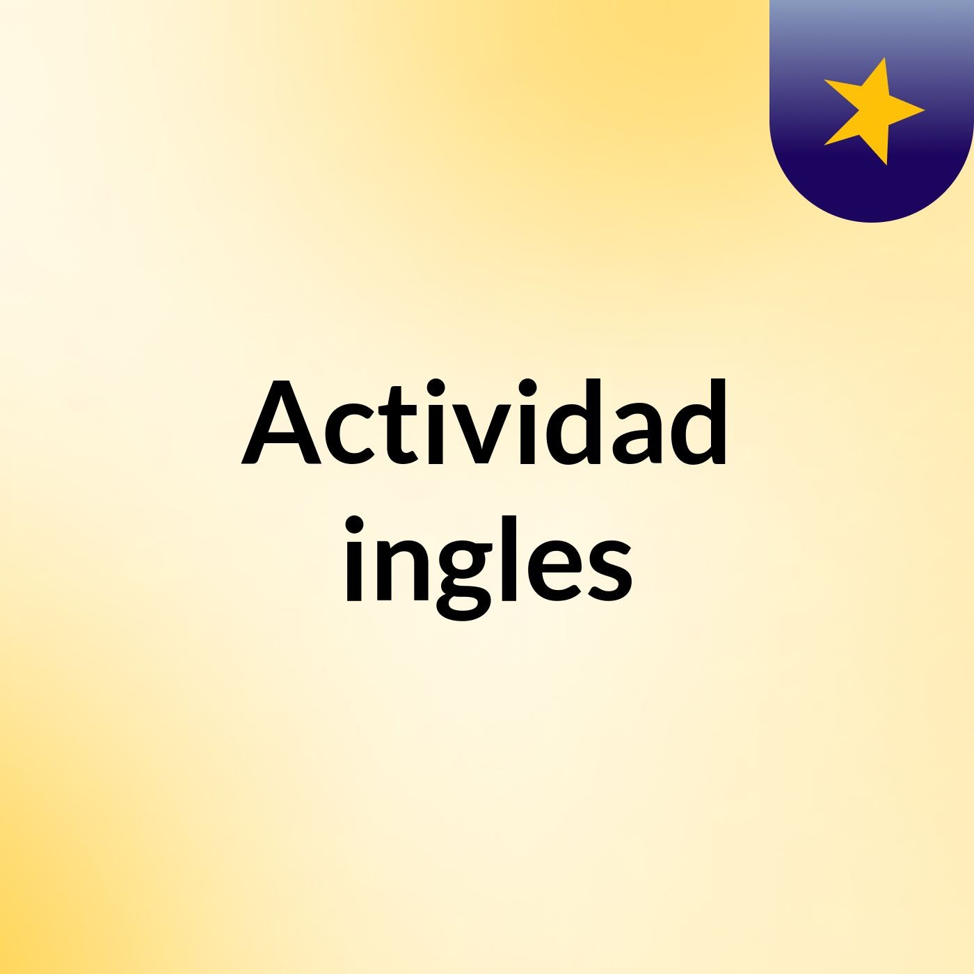 Actividad ingles podcast artwork