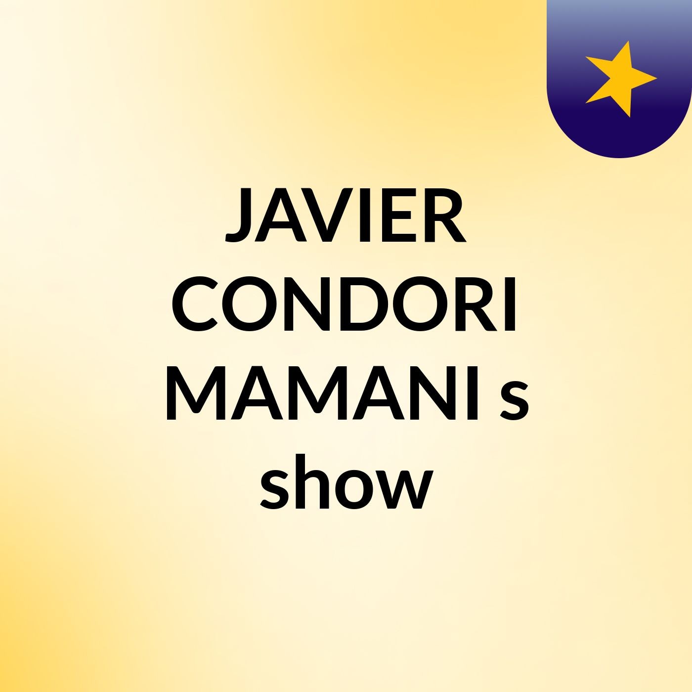 JAVIER   CONDORI MAMANI's show
