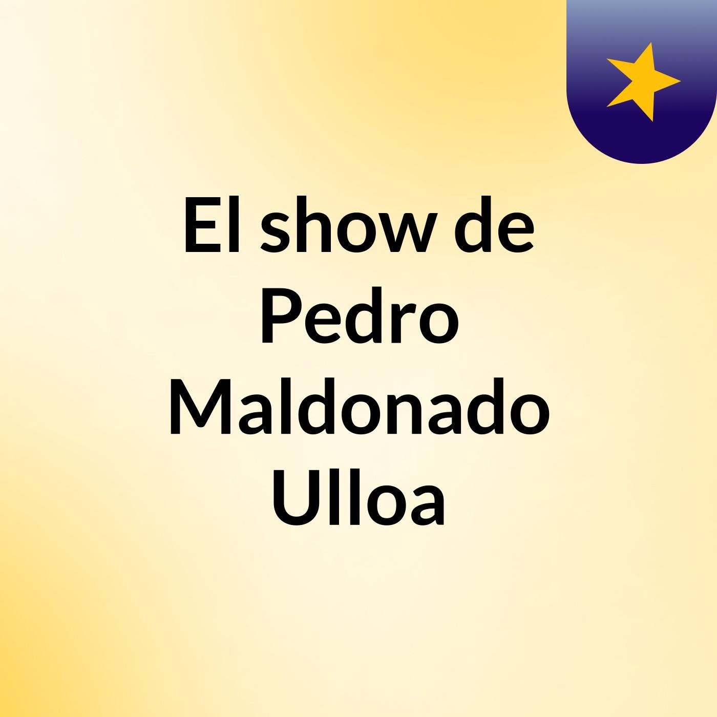 El show de Pedro Maldonado Ulloa