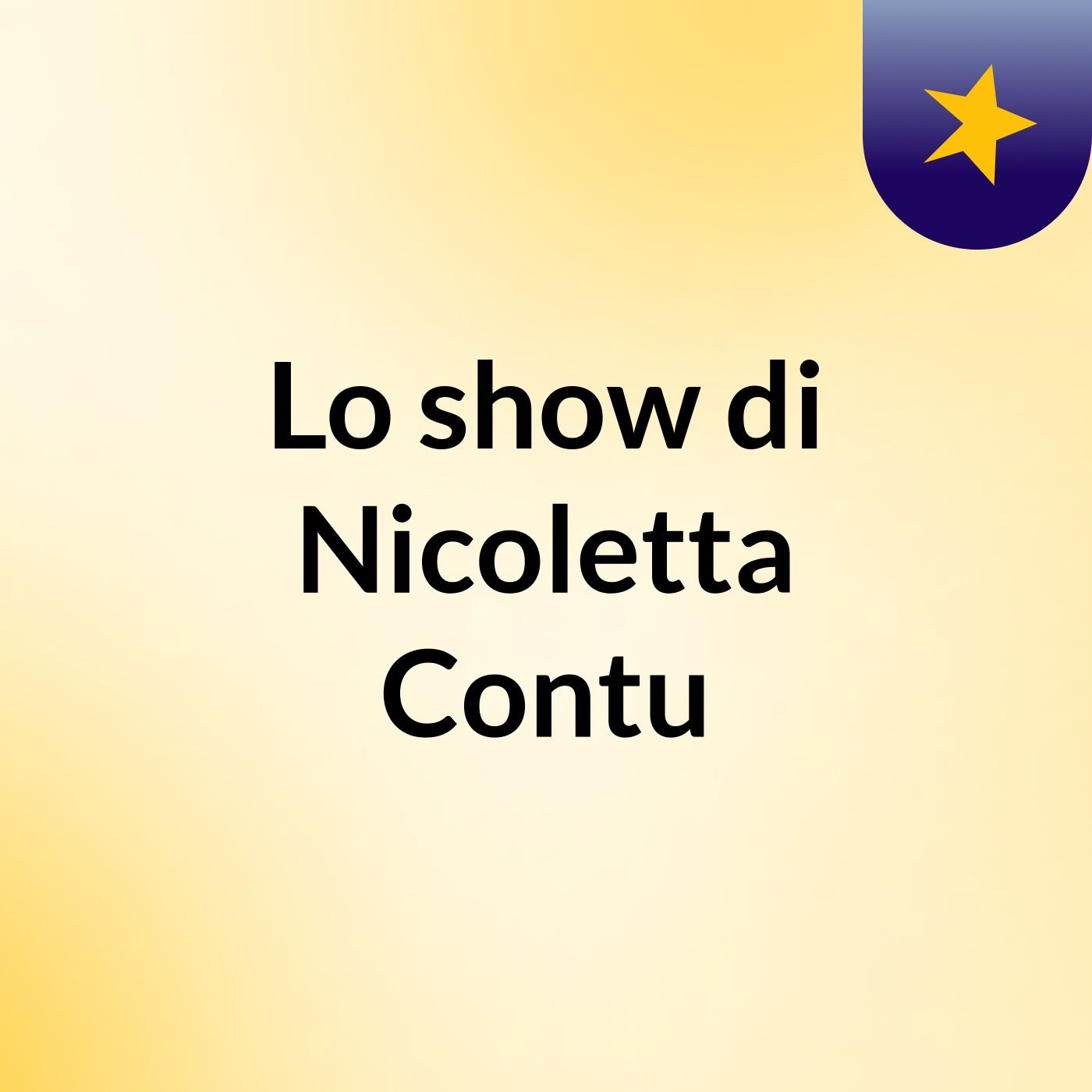 Lo show di Nicoletta Contu