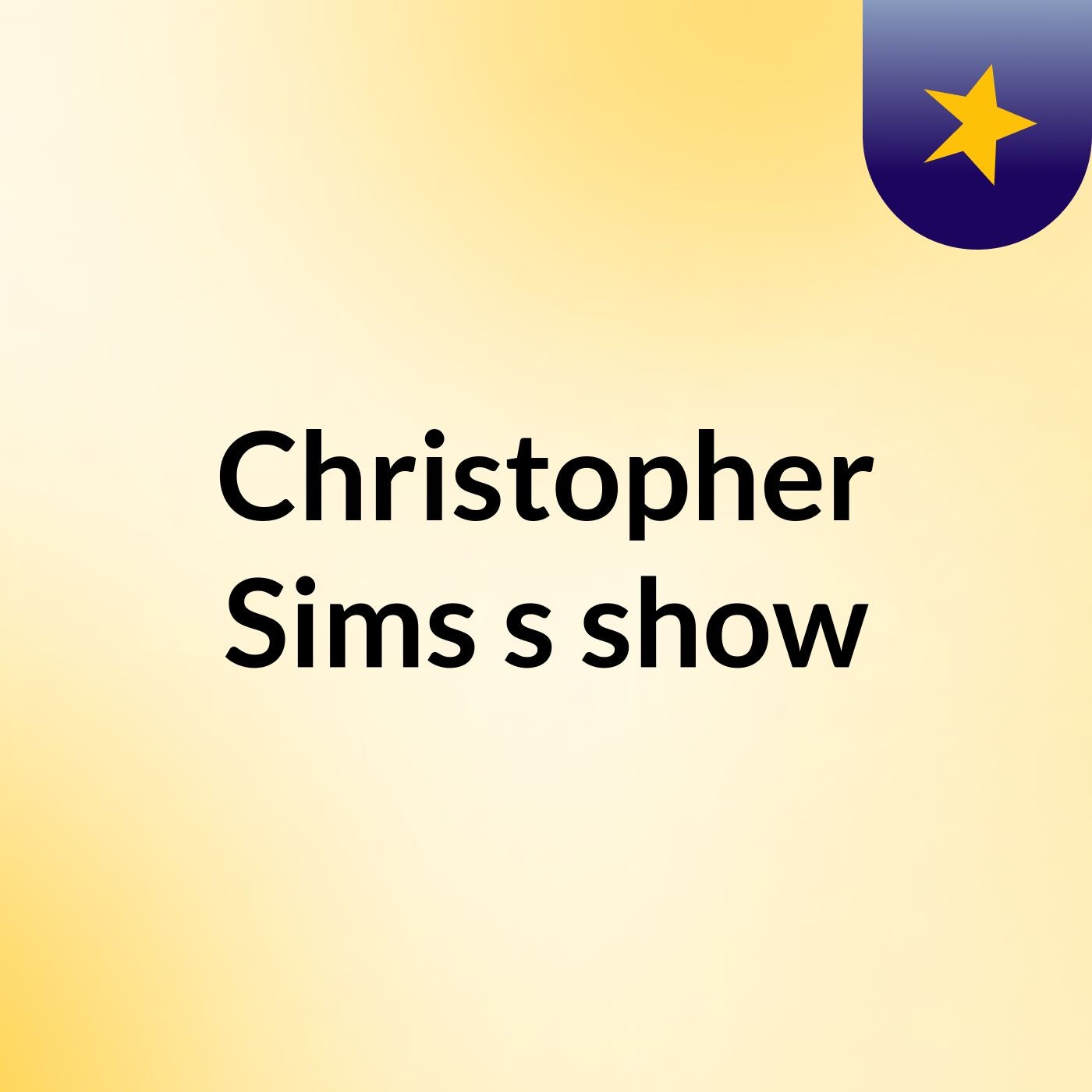 Christopher Sims's show