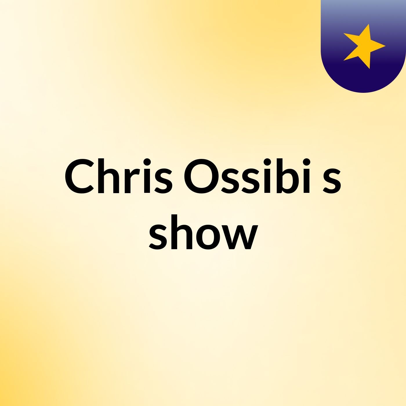 Chris Ossibi's show
