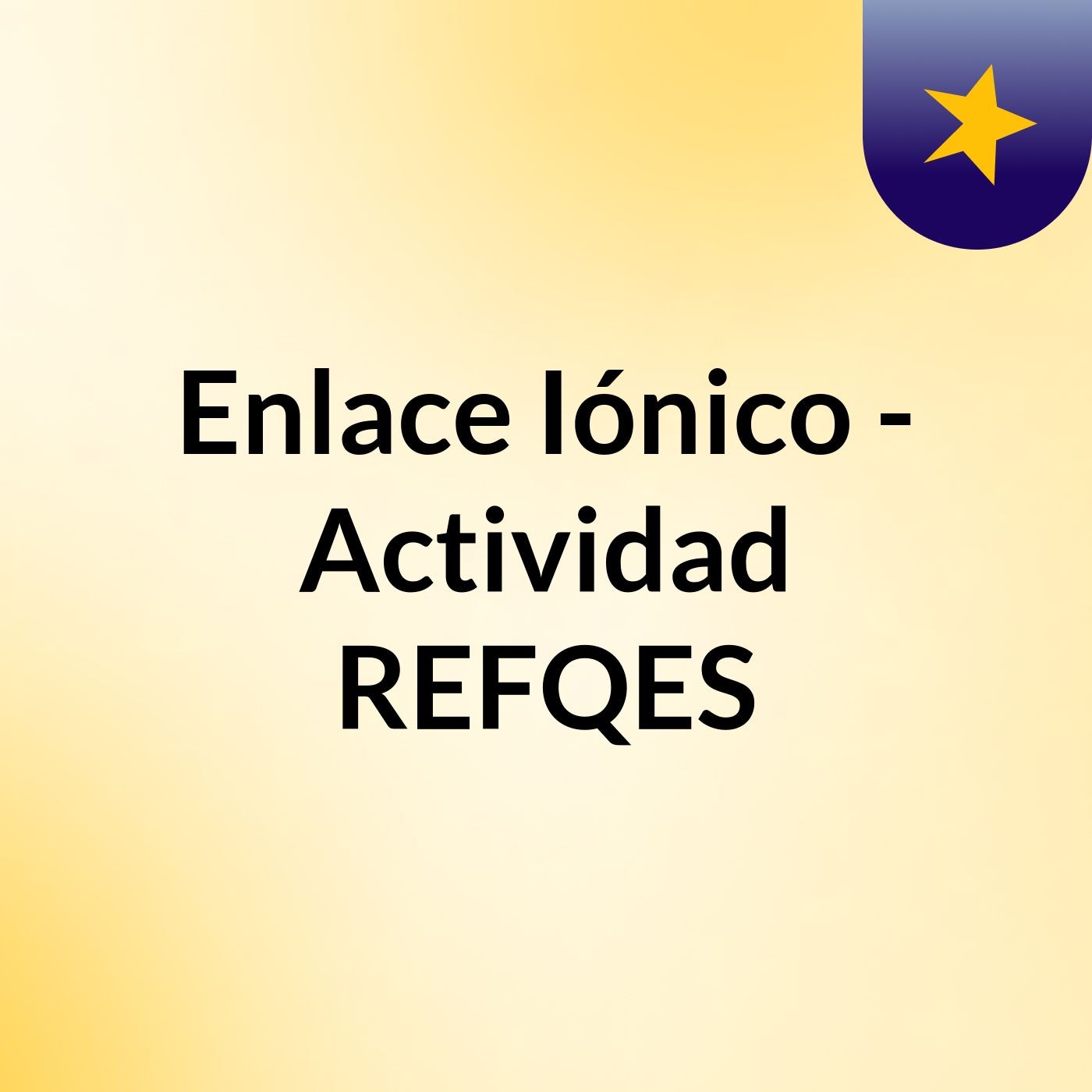 Enlace Iónico - Actividad REFQES podcast artwork