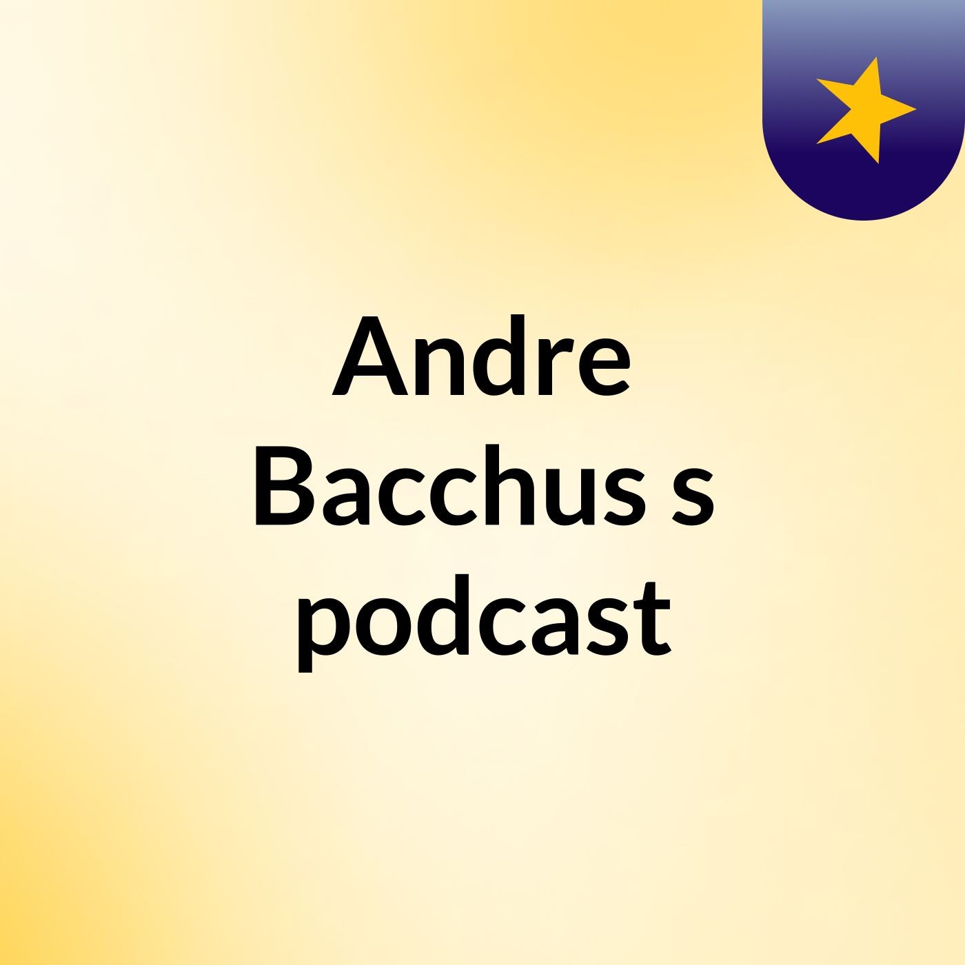 Episode 19 - Andre Bacchus's podcast