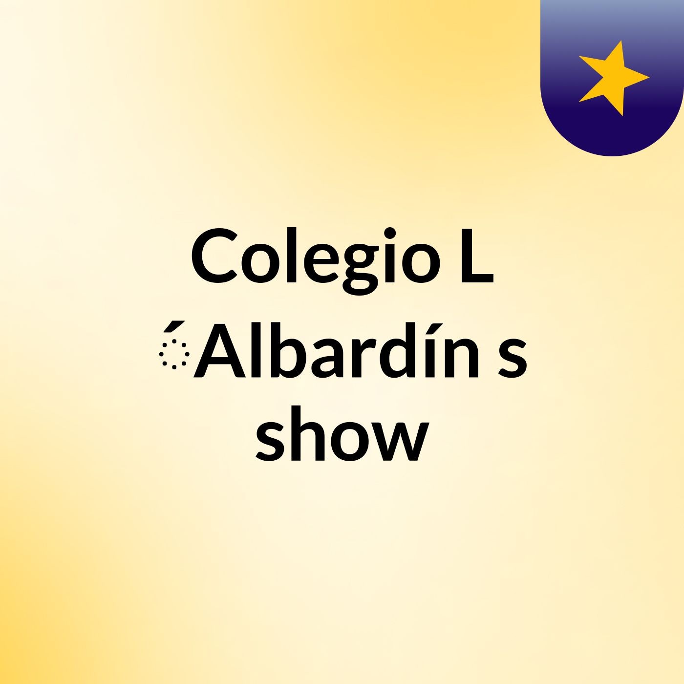 Colegio L ́Albardín's show