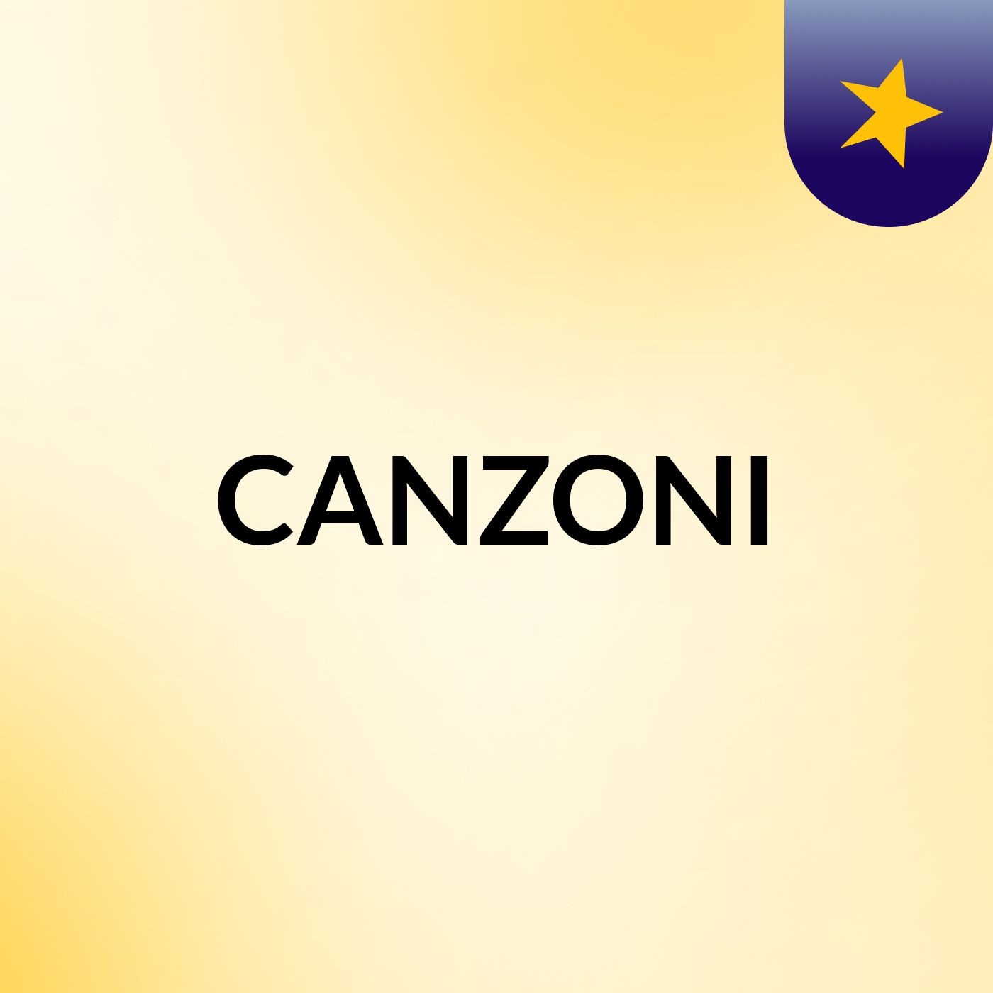 CANZONI