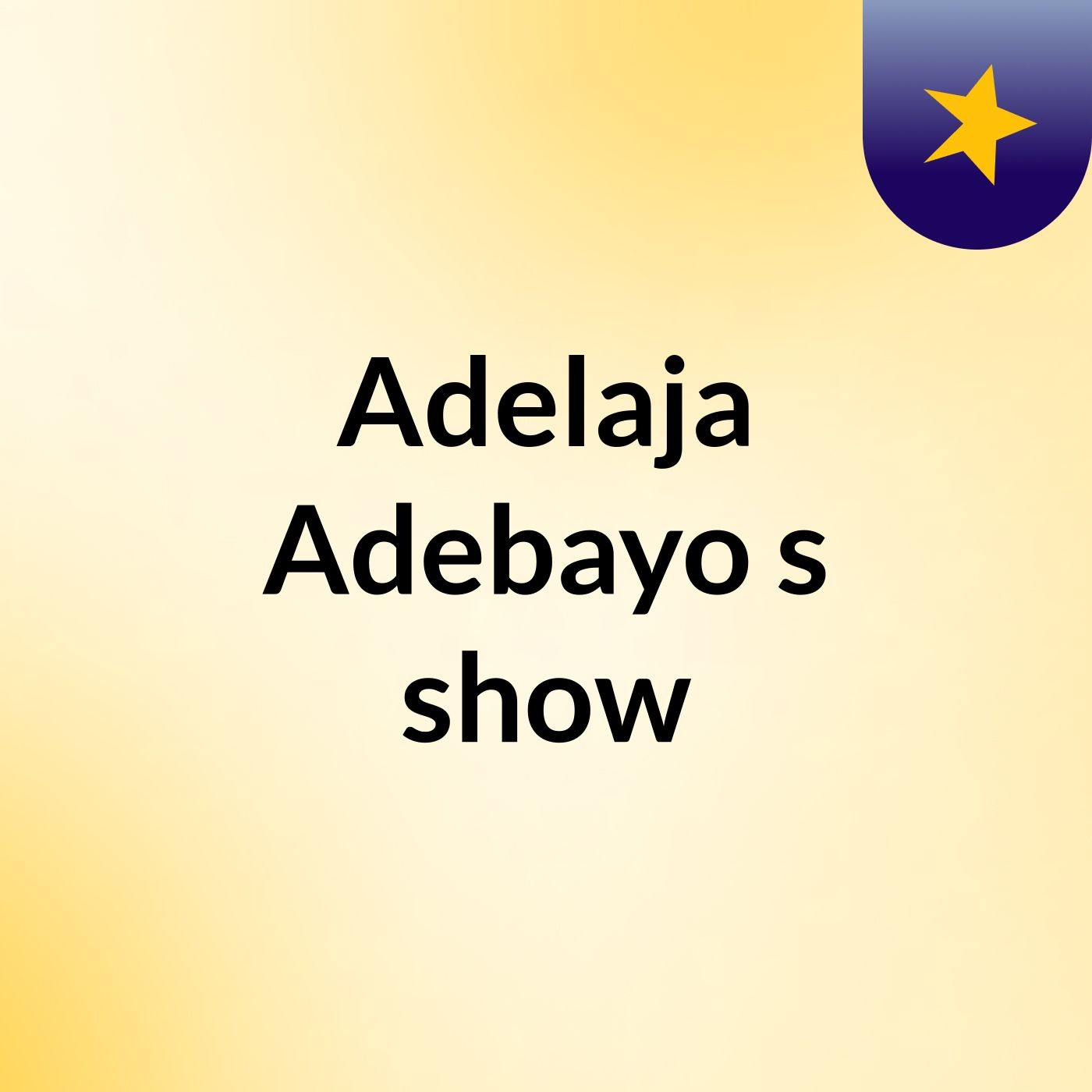 Adelaja Adebayo's show