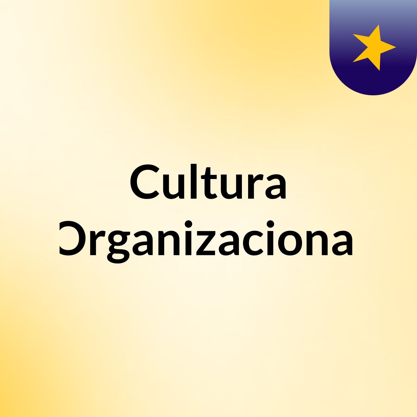 Cultura Organizacional