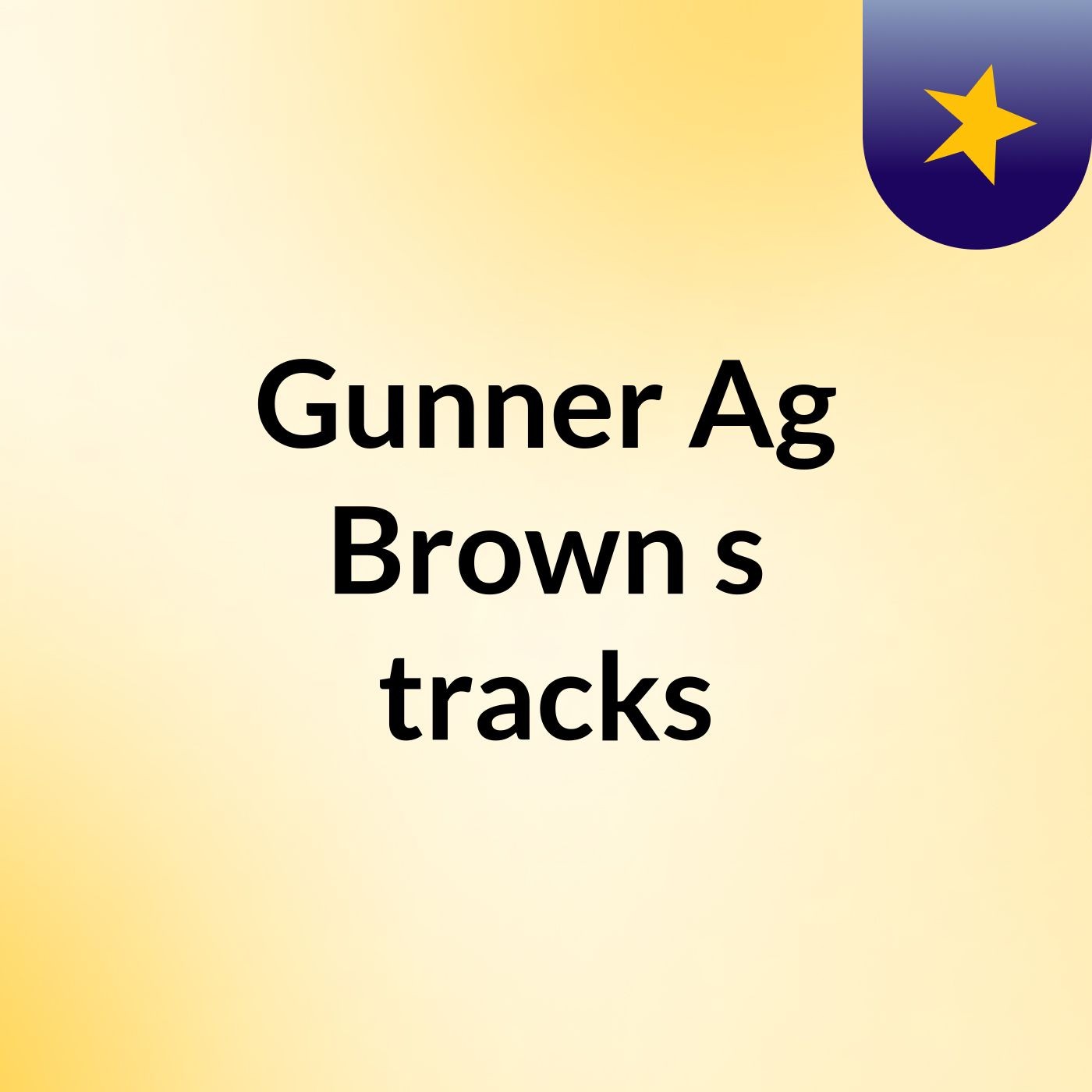 Gunner Ag Brown's tracks