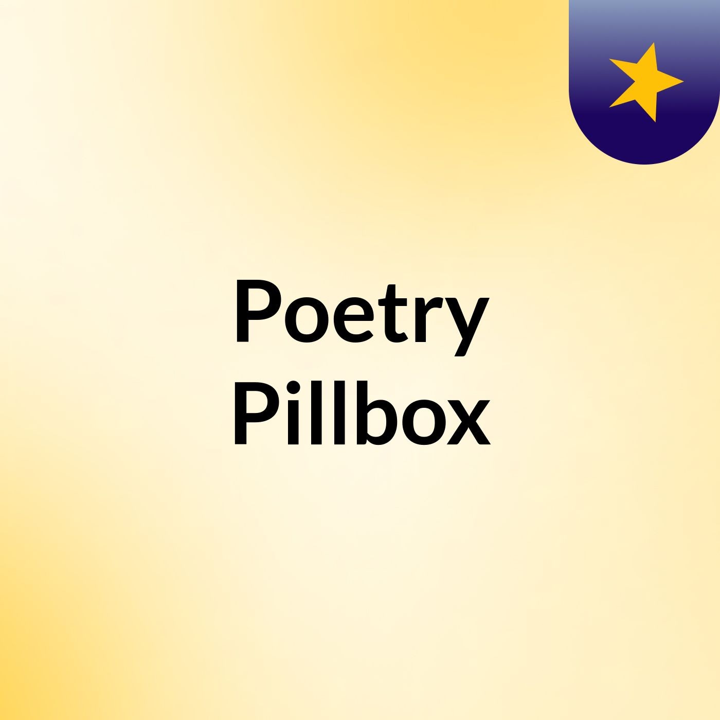 Poetry Pillbox