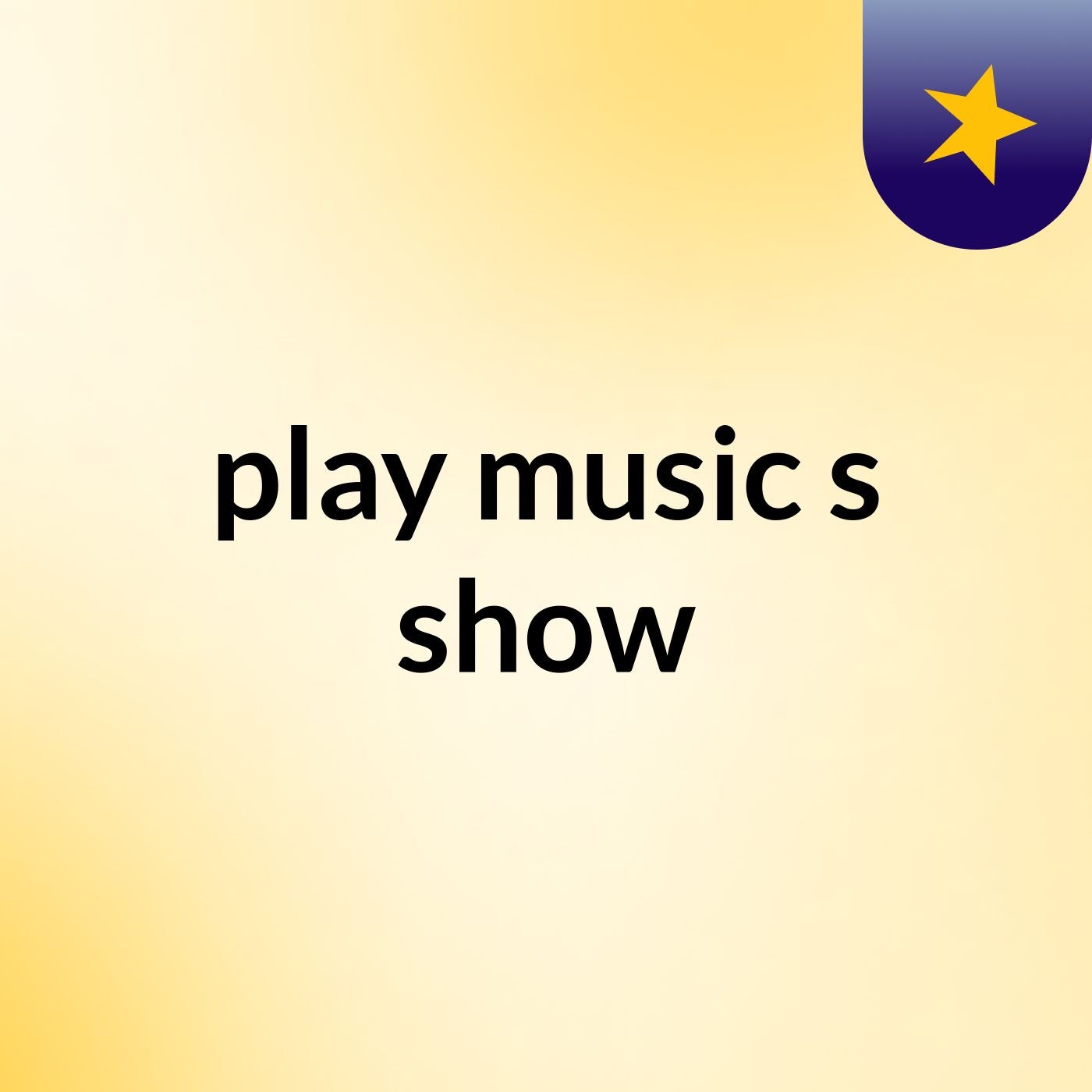 play music's show