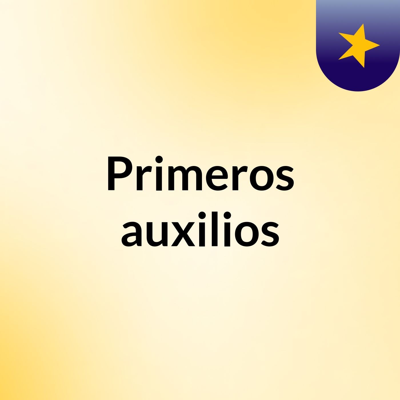 Primeros auxilios podcast artwork
