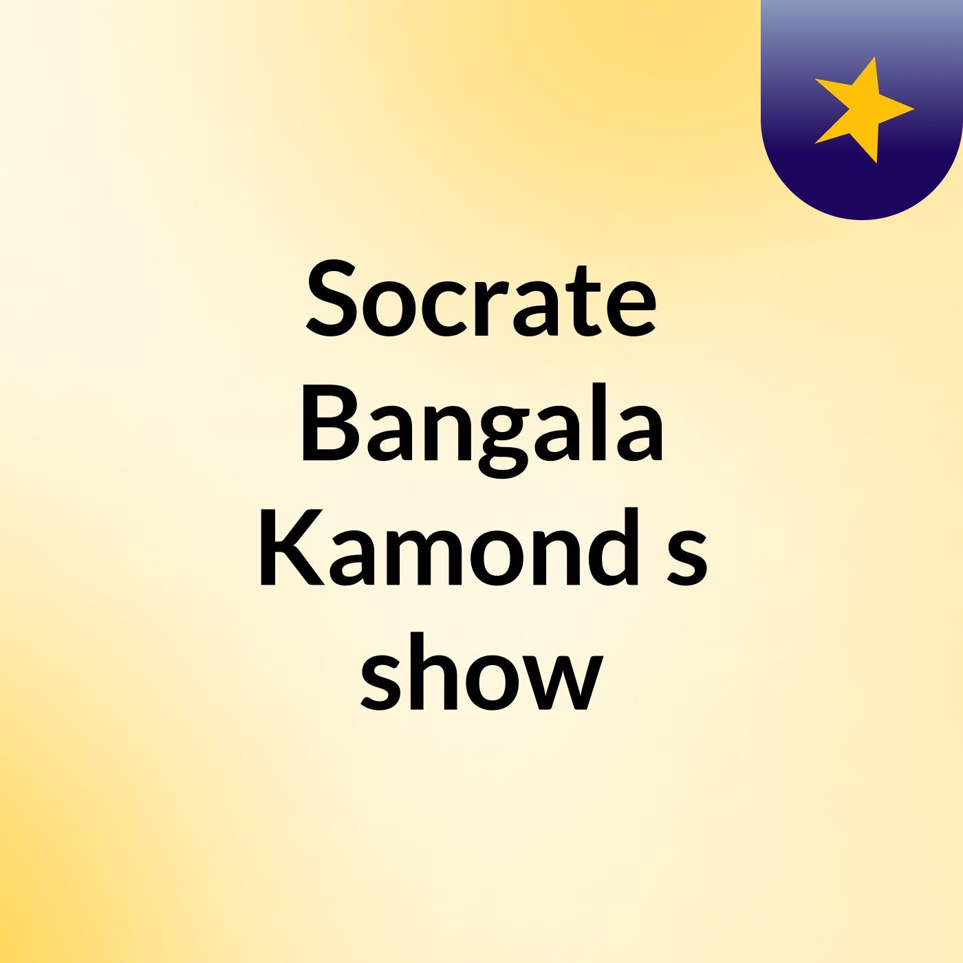 Socrate Bangala Kamond's show