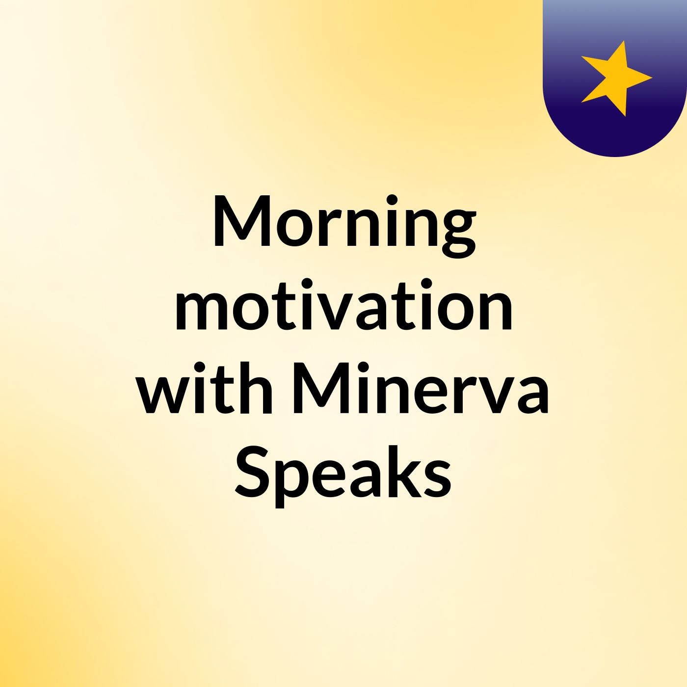 Monday's Morning Motivation! 26/09/2016