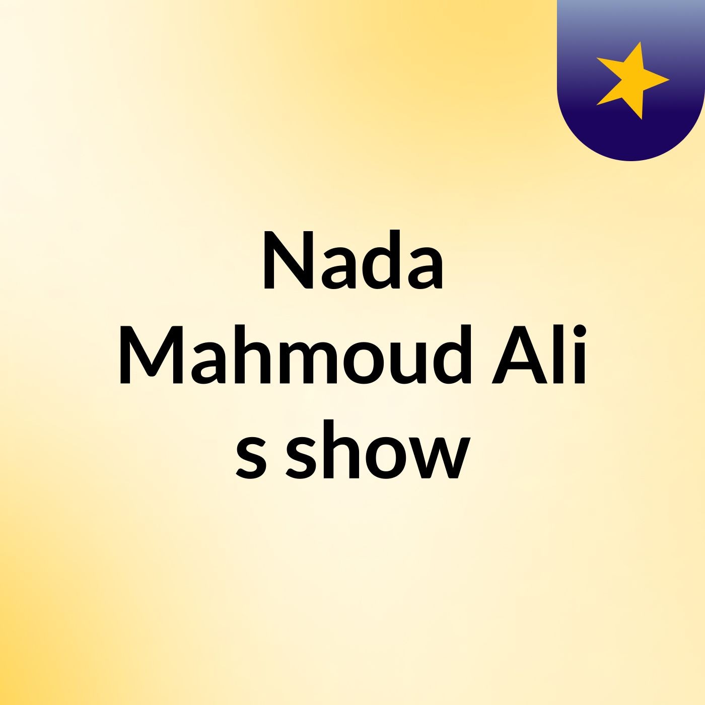 Nada Mahmoud Ali\'s show