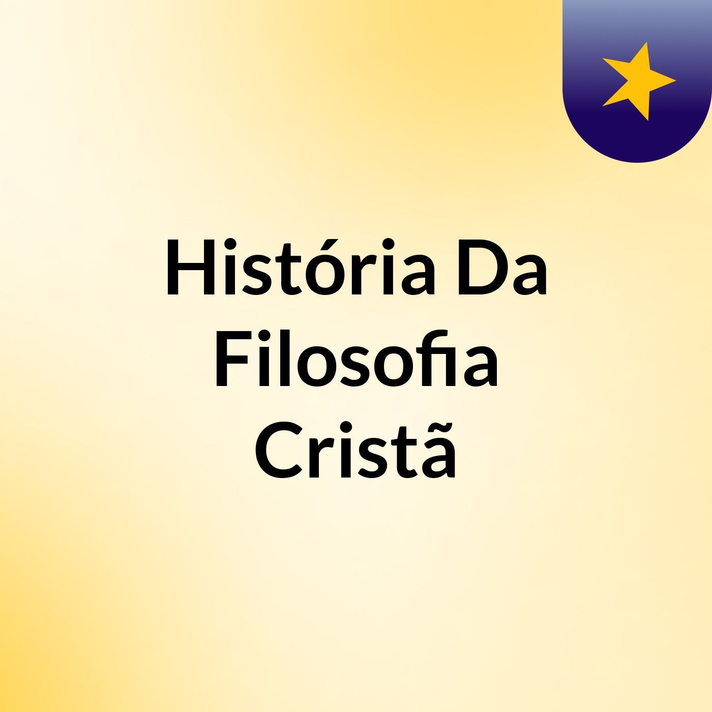 História Da Filosofia Cristã