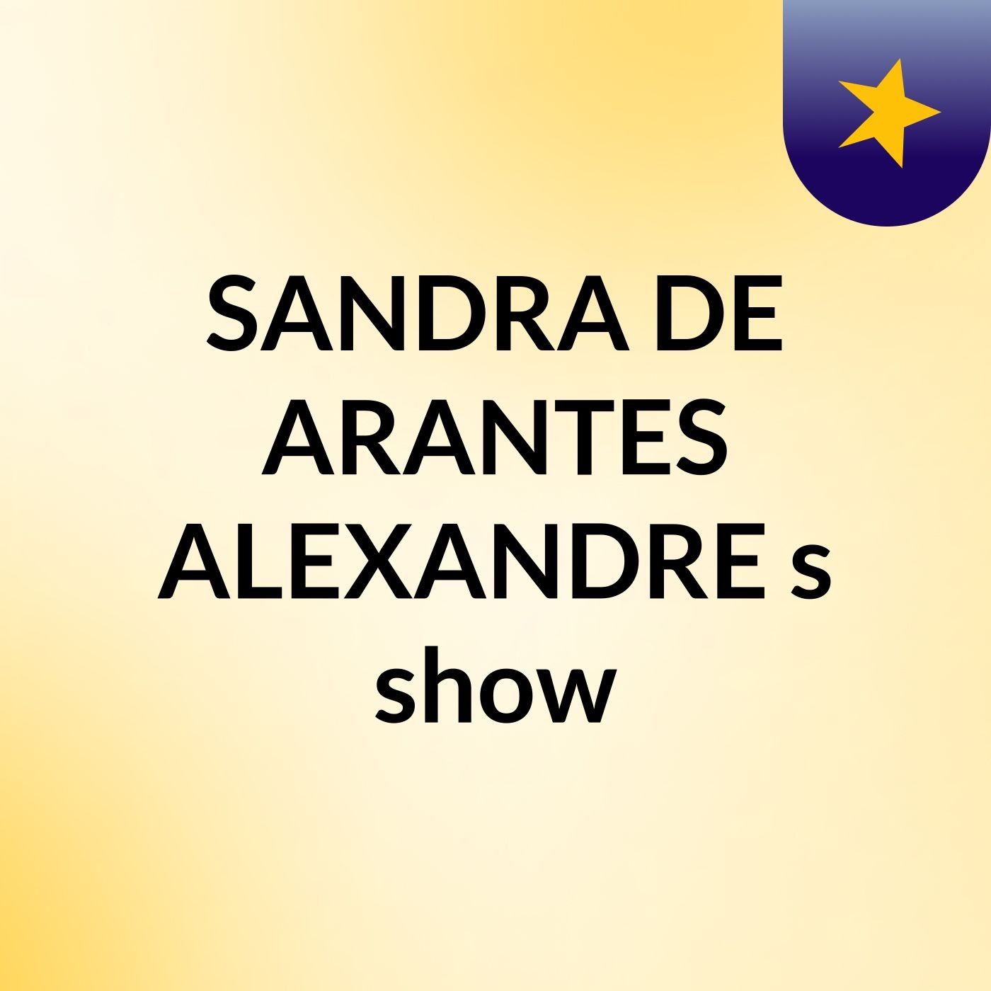 SANDRA DE ARANTES ALEXANDRE's show