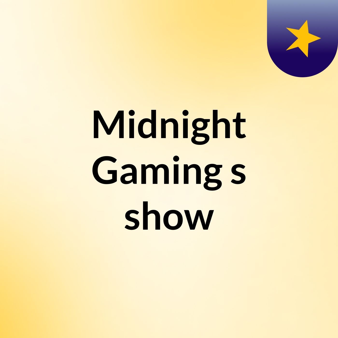 Midnight Gaming's show cover art
