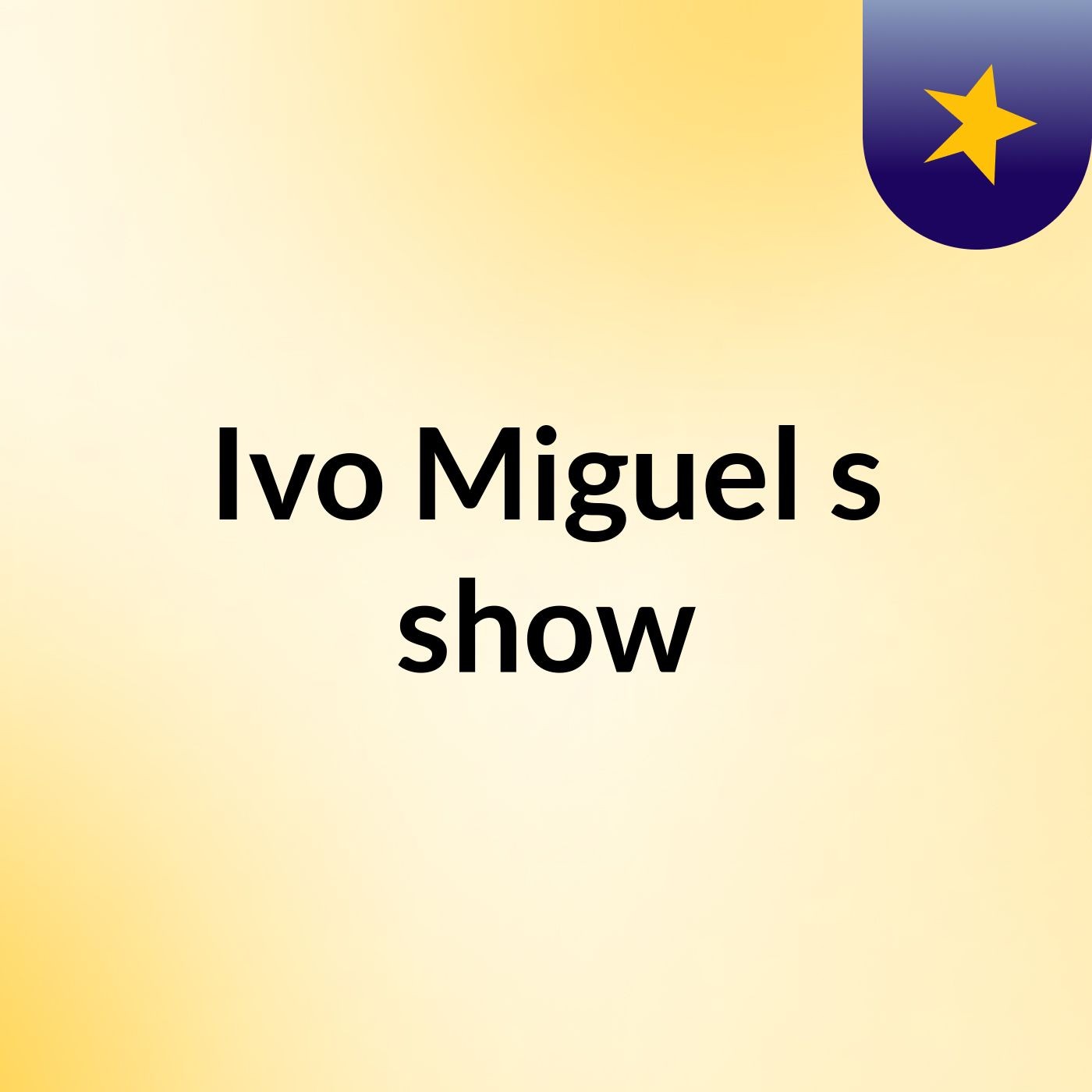 Ivo Miguel's show