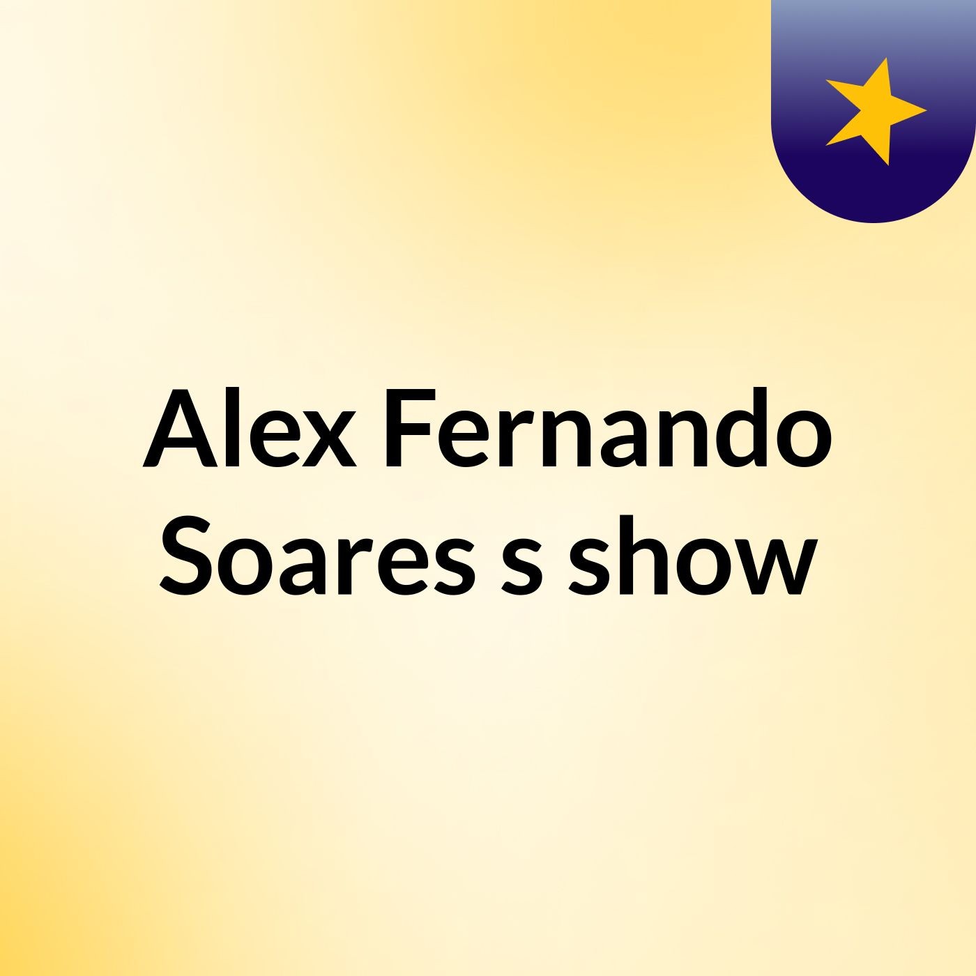 Alex Fernando Soares's show