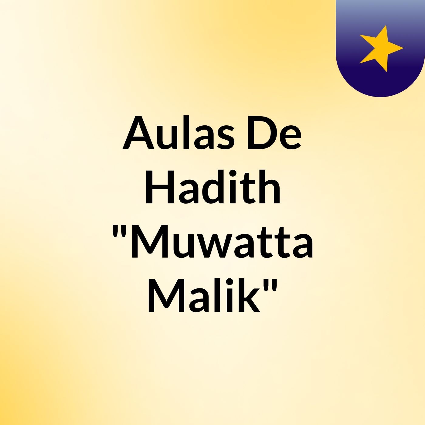 Aulas De Hadith "Muwatta Malik"