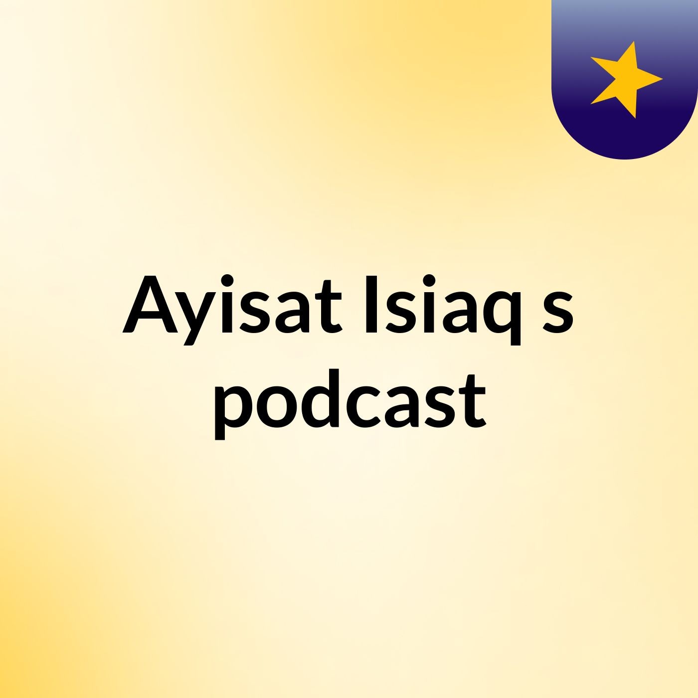Ayisat Isiaq's podcast podcast artwork