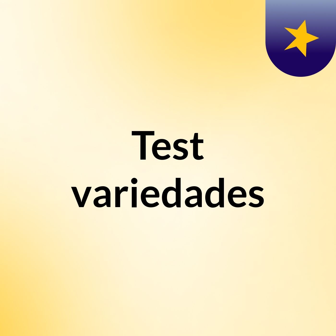 Test variedades