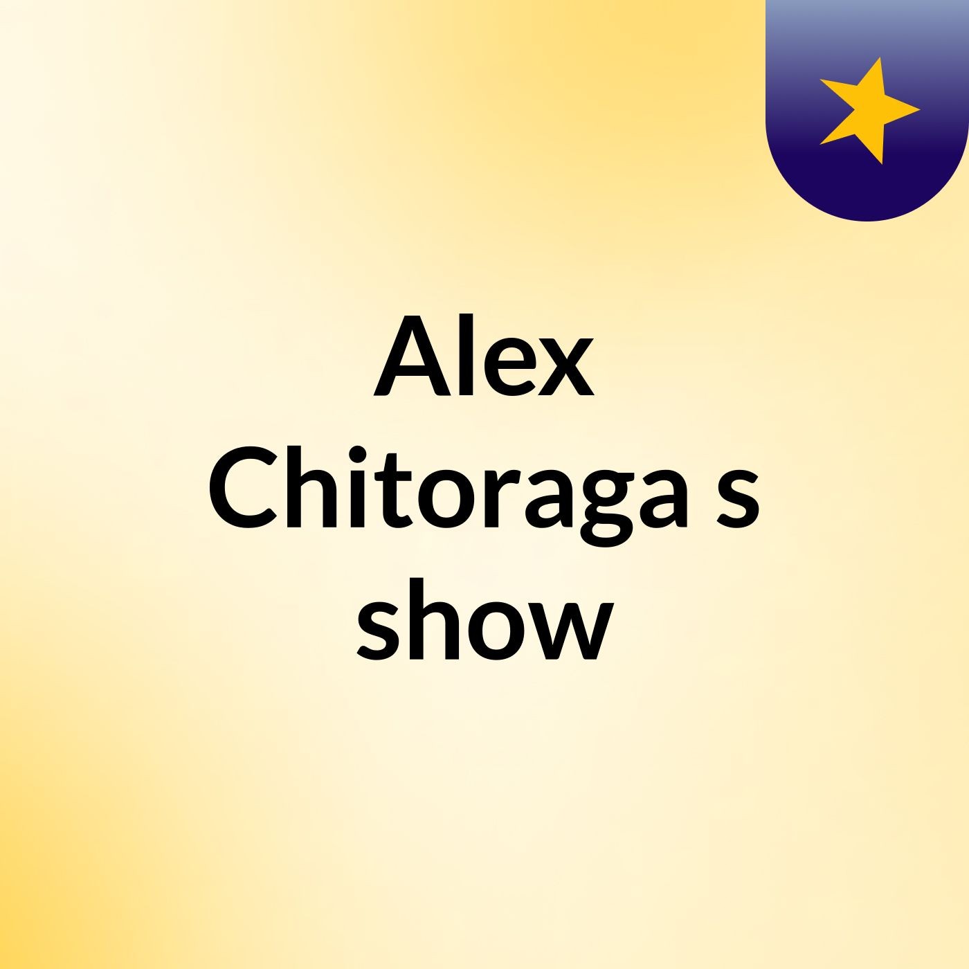 Alex Chitoraga's show