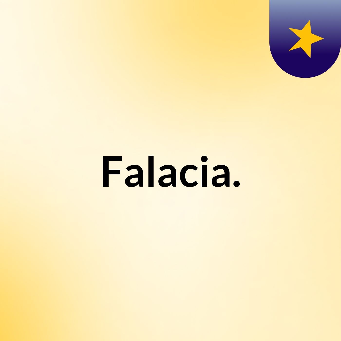 Falacia.