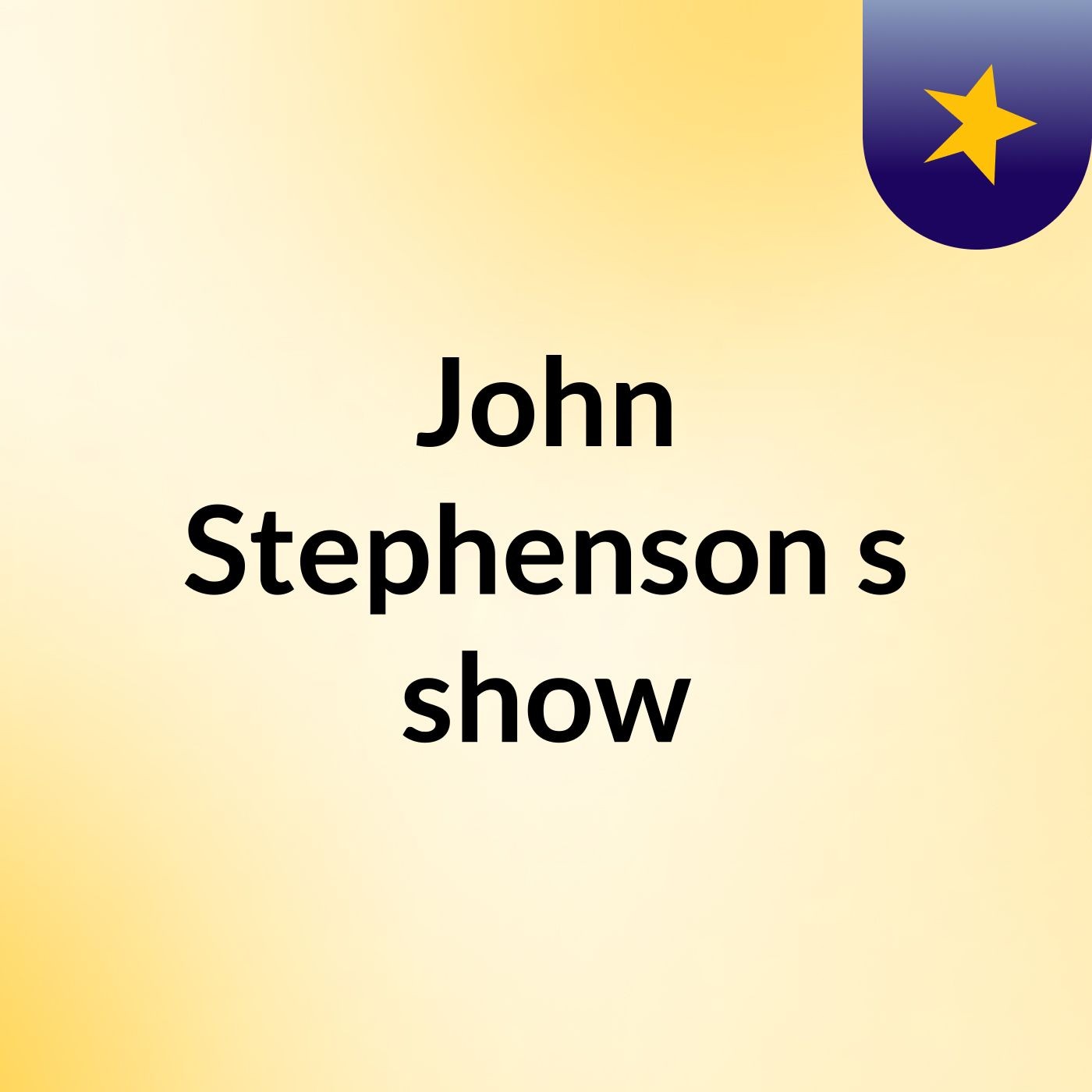 John Stephenson's show