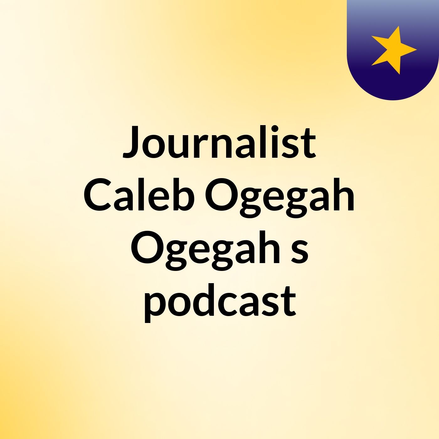 Journalist Caleb Ogegah Ogegah's podcast