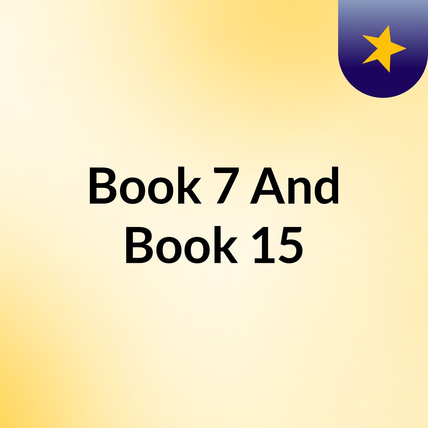 Book 7 And Book 15