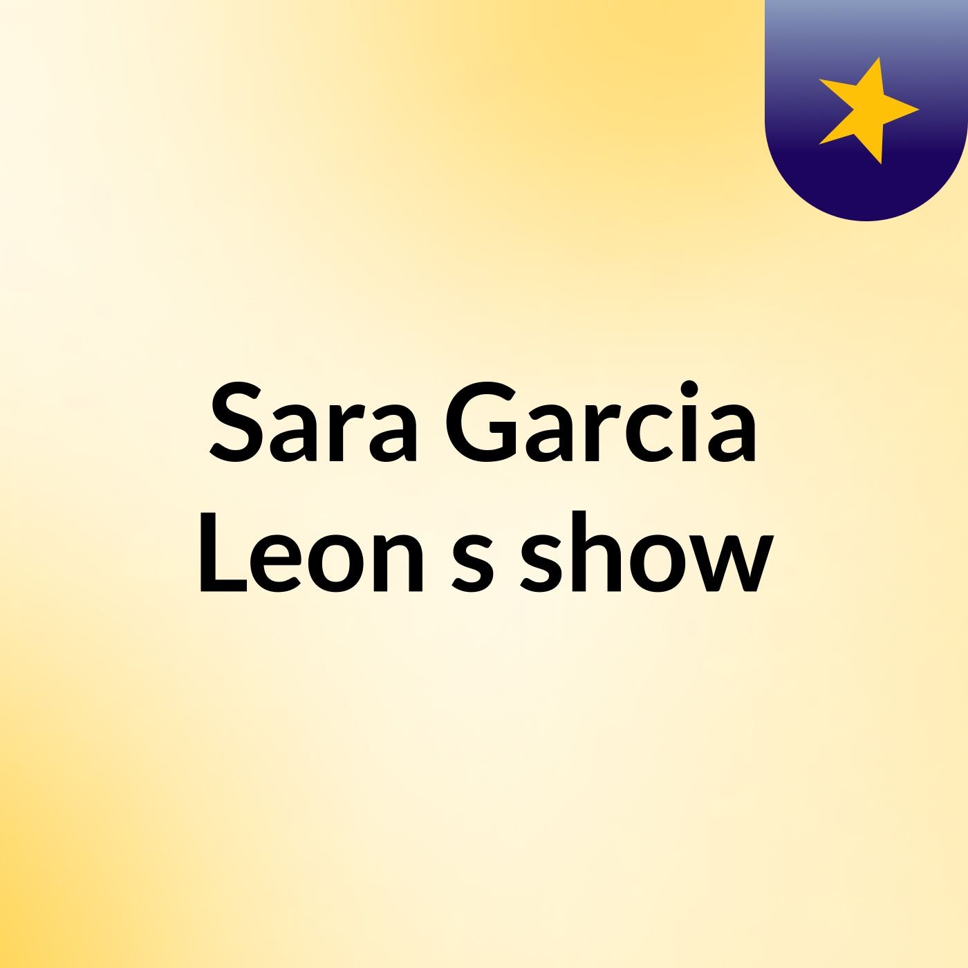 Sara Garcia Leon's show