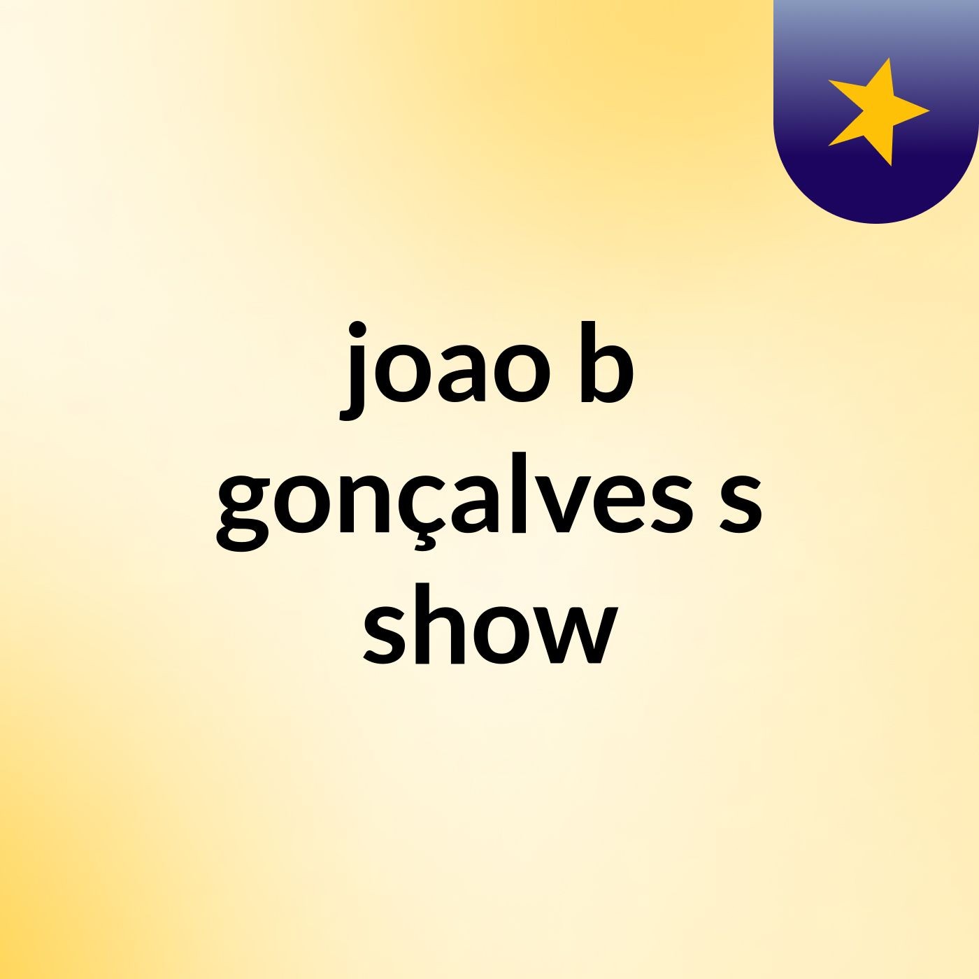 joao b gonçalves's show