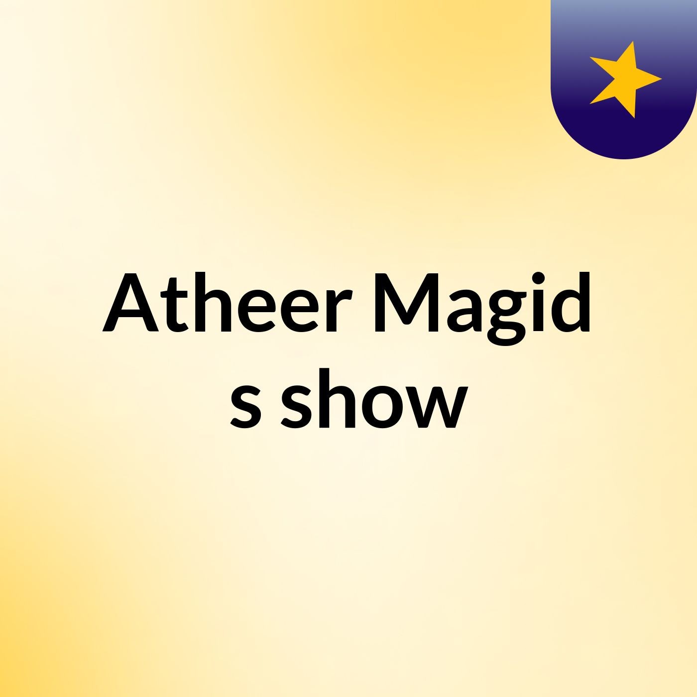 Atheer Magid's show