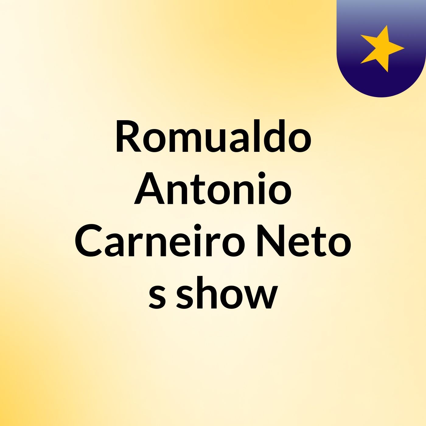 Romualdo Antonio Carneiro Neto\'s show