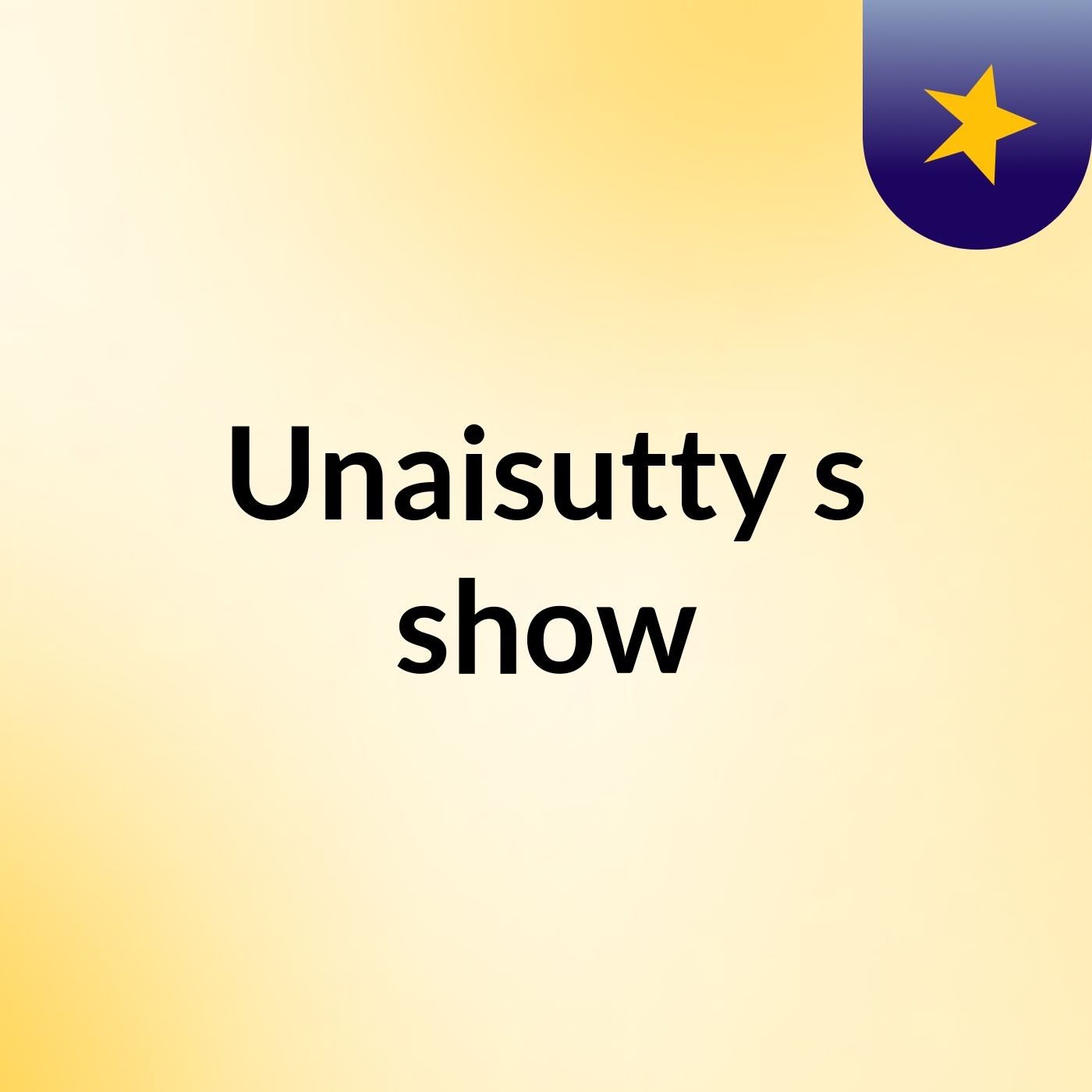 Unaisutty's show