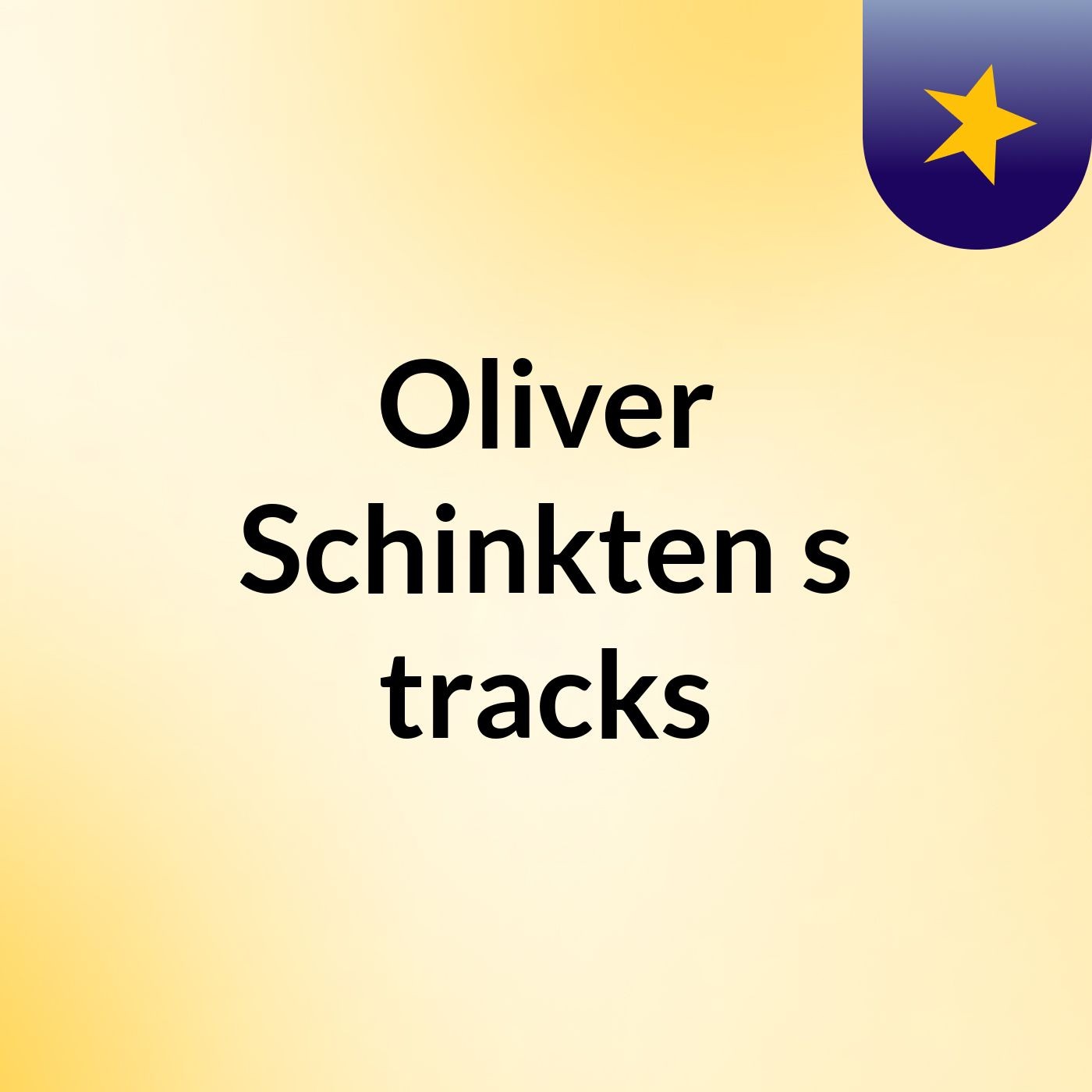 Oliver Schinkten's tracks podcast artwork