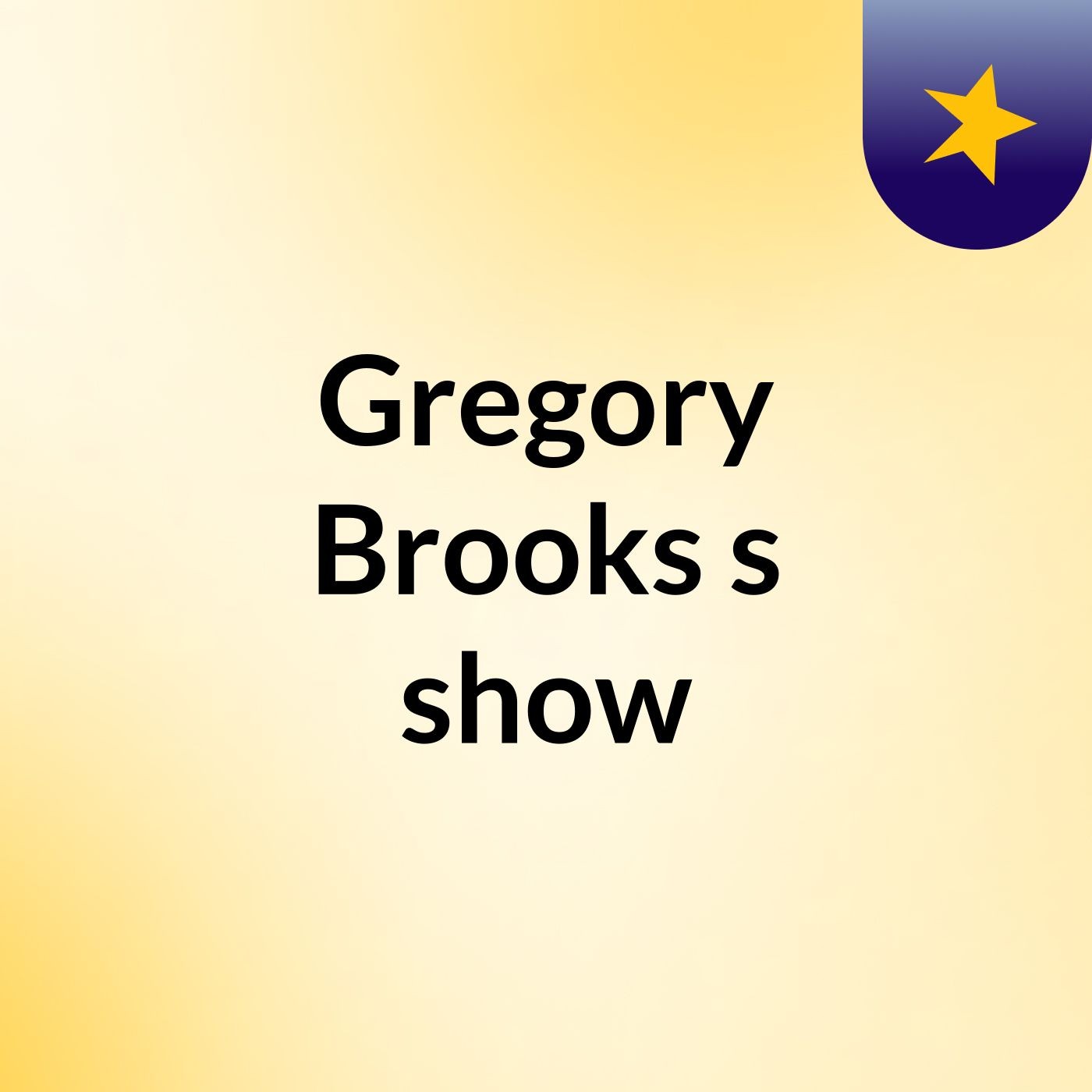 Gregory Brooks's show
