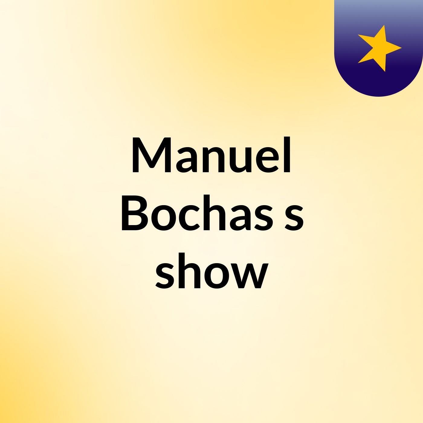 Manuel Bochas's show cover art