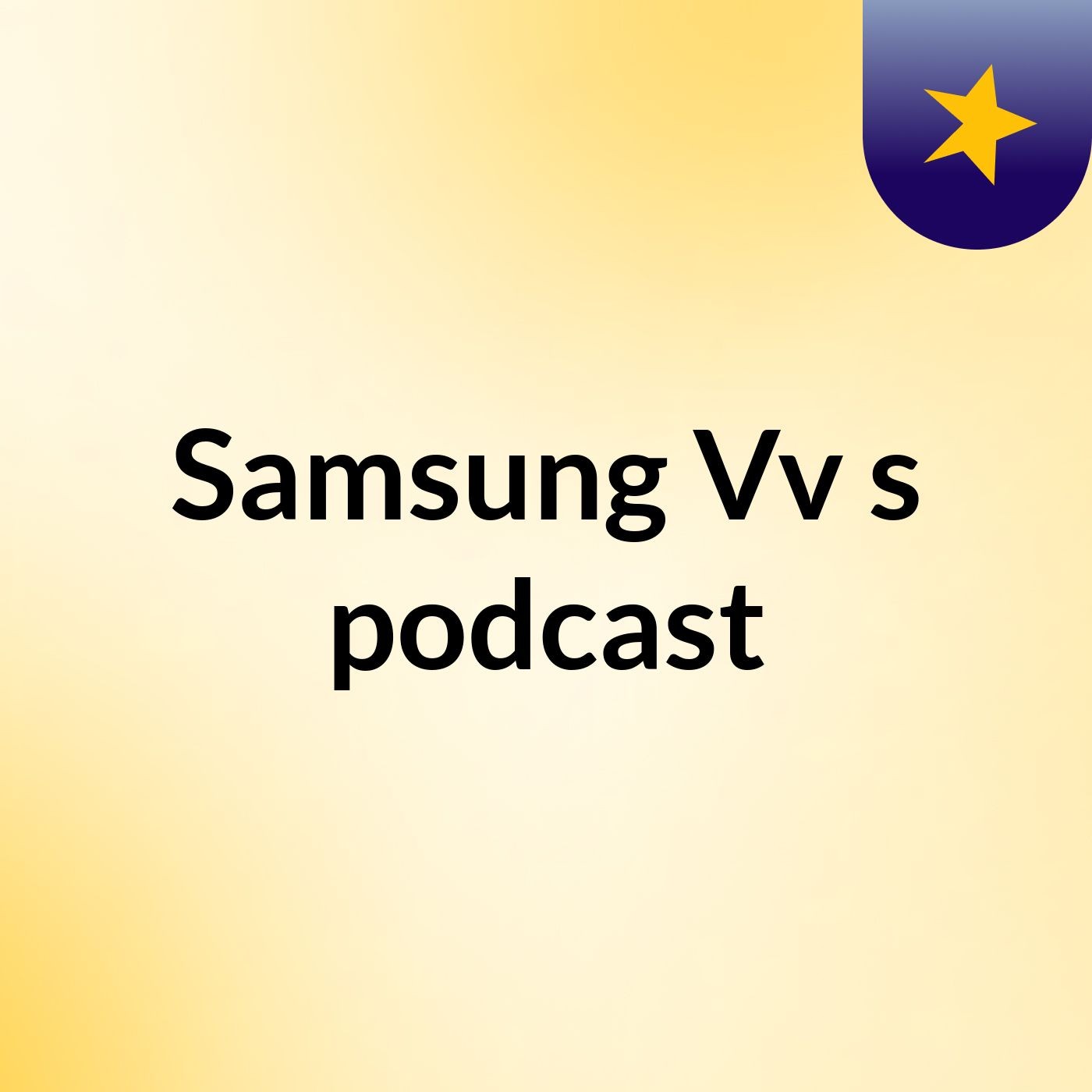 Samsung Vv's podcast cover art