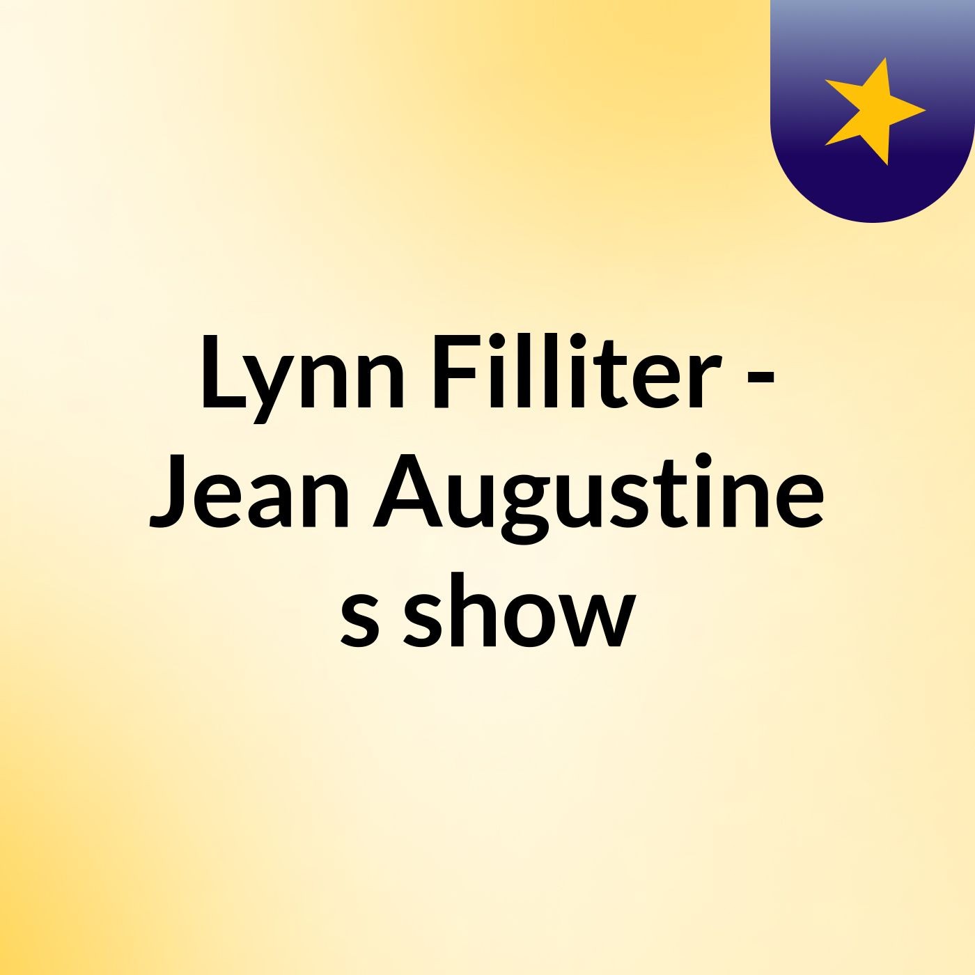 Lynn Filliter - Jean Augustine's show