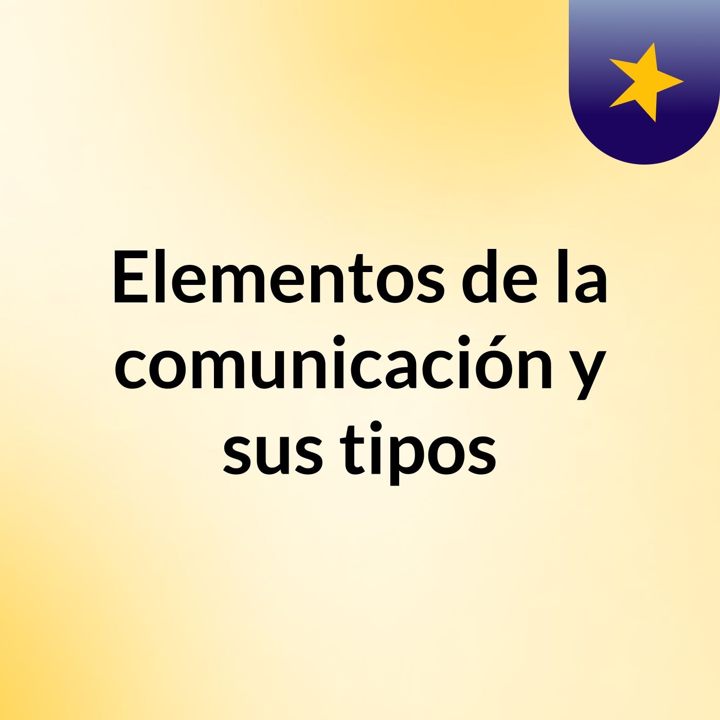 Elementos de la comunicación y sus tipos podcast artwork