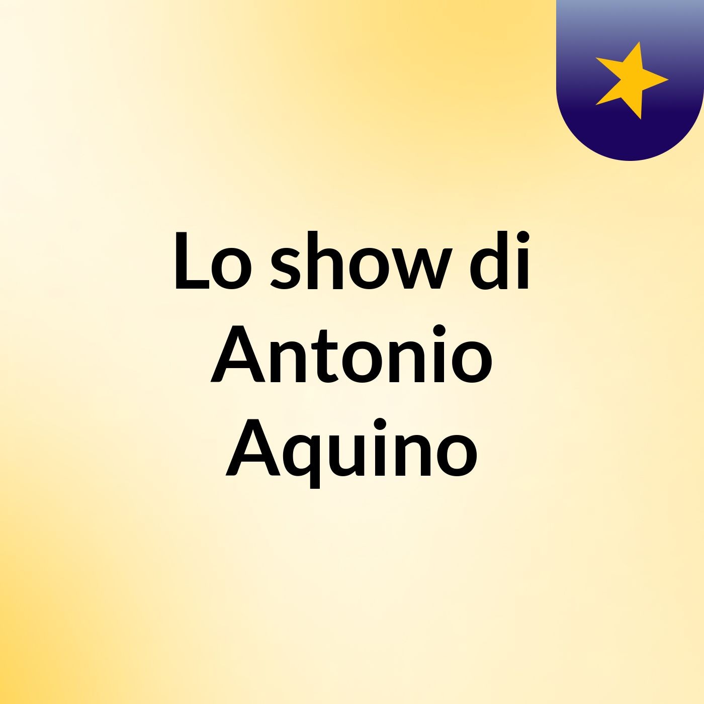 Lo show di Antonio Aquino