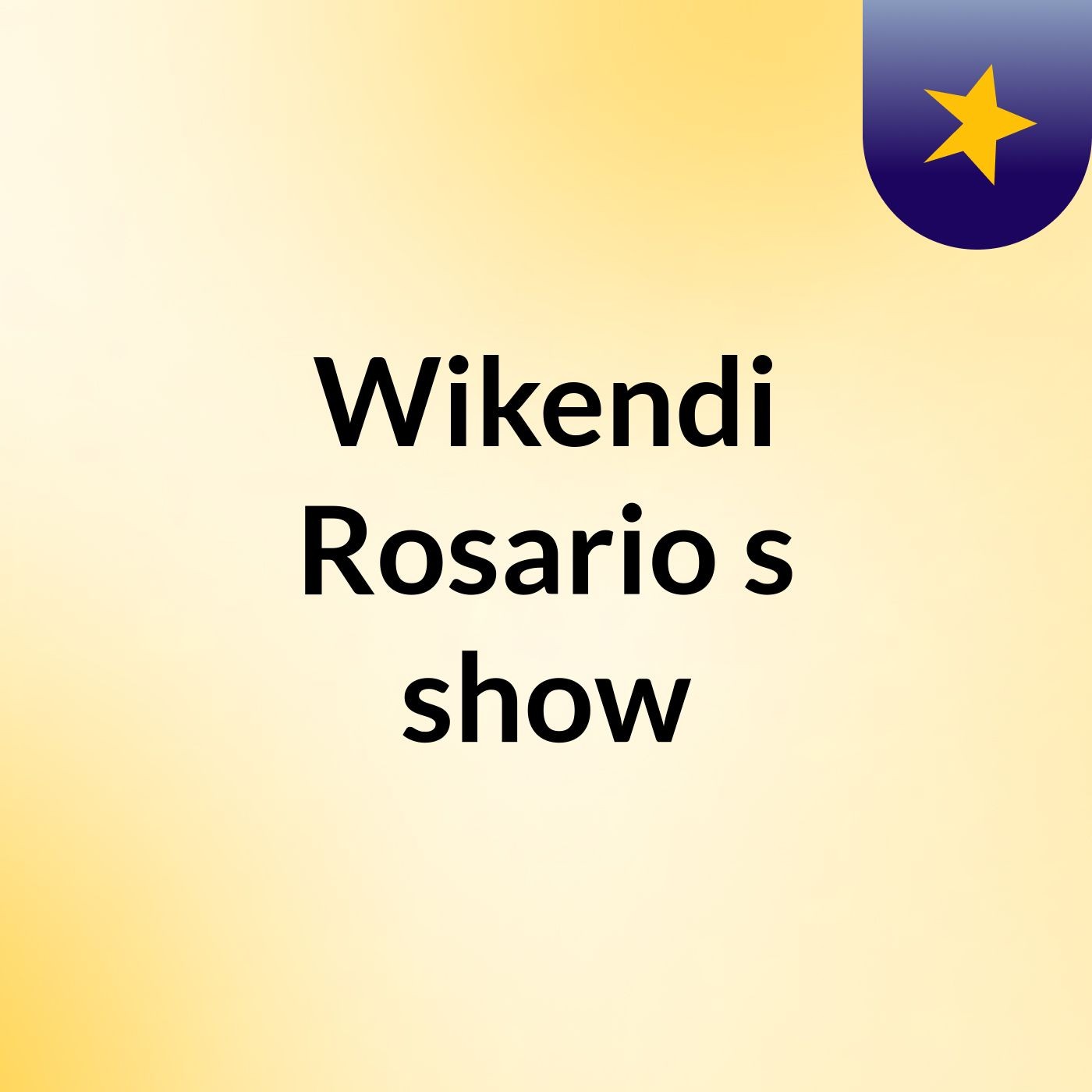 Wikendi Rosario's show
