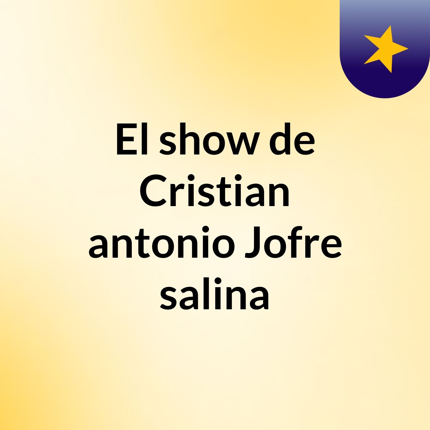 El show de Cristian antonio Jofre salina
