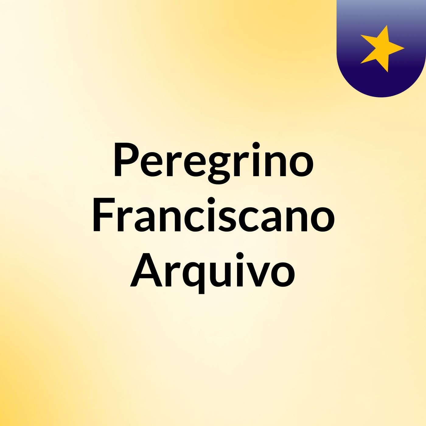 Peregrino Franciscano Arquivo