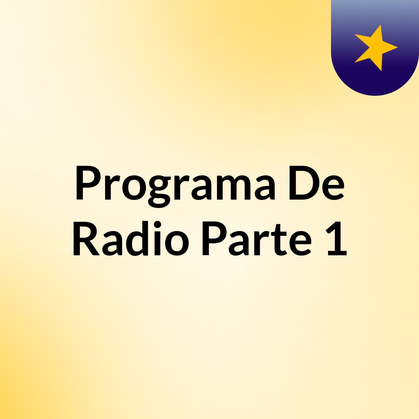Programa De Radio Parte 1