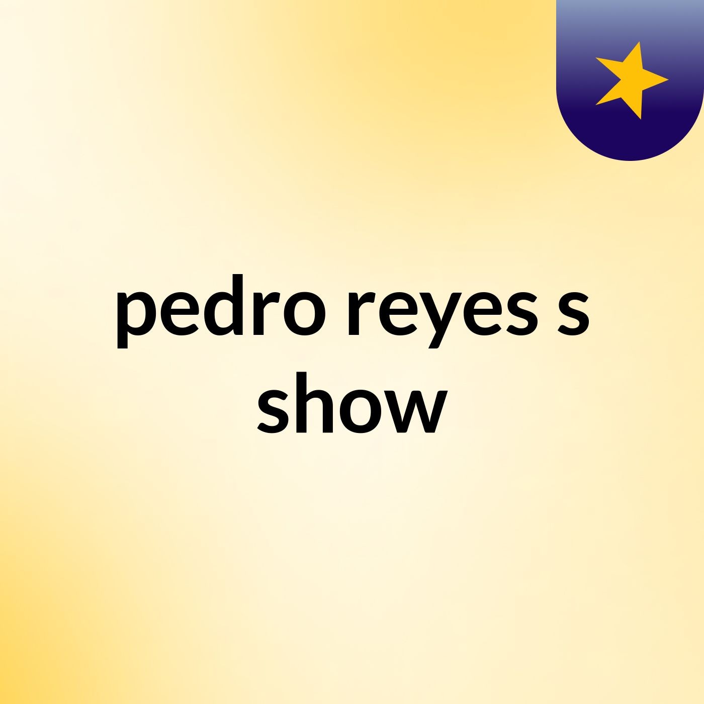 pedro reyes\'s show